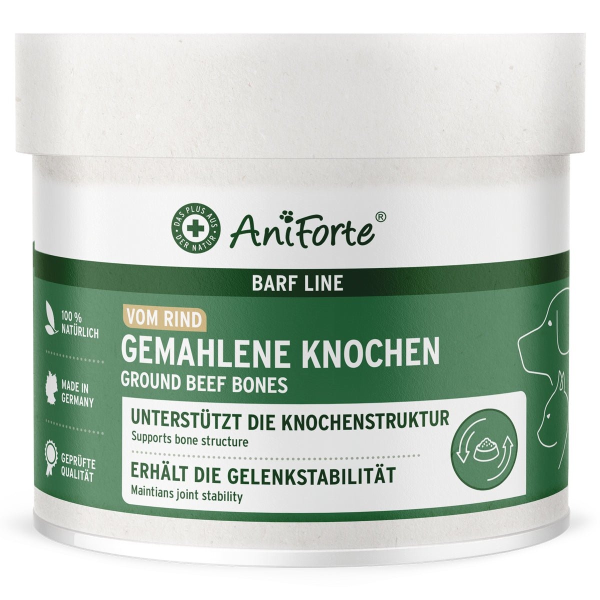 AniForte® BARF-Line Mleté Hovädzie Kosti