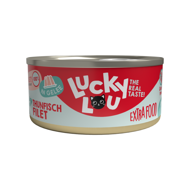 LUCKY LOU Extrafood pre Mačky Adult - Filet z tuniaka v želé