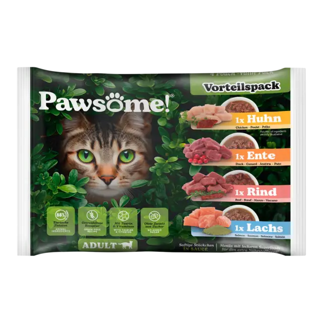 PAWSOME! pre Mačky Adult - Mix Pack - Image 2