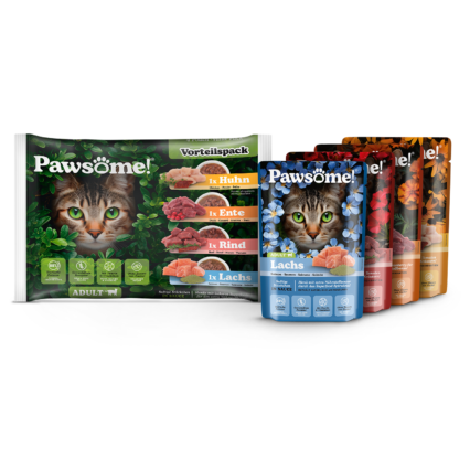 PAWSOME! pre Mačky Adult - Mix Pack 4ks