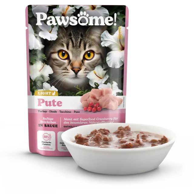 PAWSOME! pre Mačky Adult Light - Morka