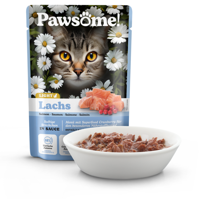 PAWSOME! pre Mačky Adult Light - Losos