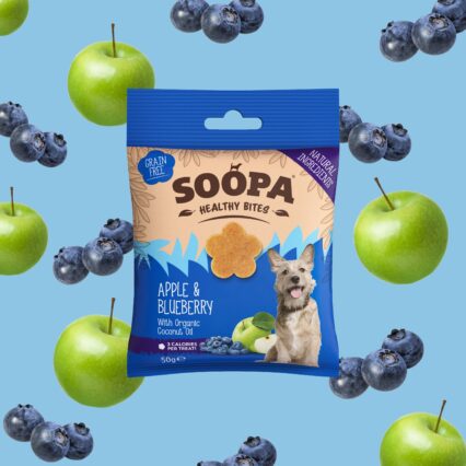 SOOPA Zdravé maškrty s jablkom a čučoriedkami 50g