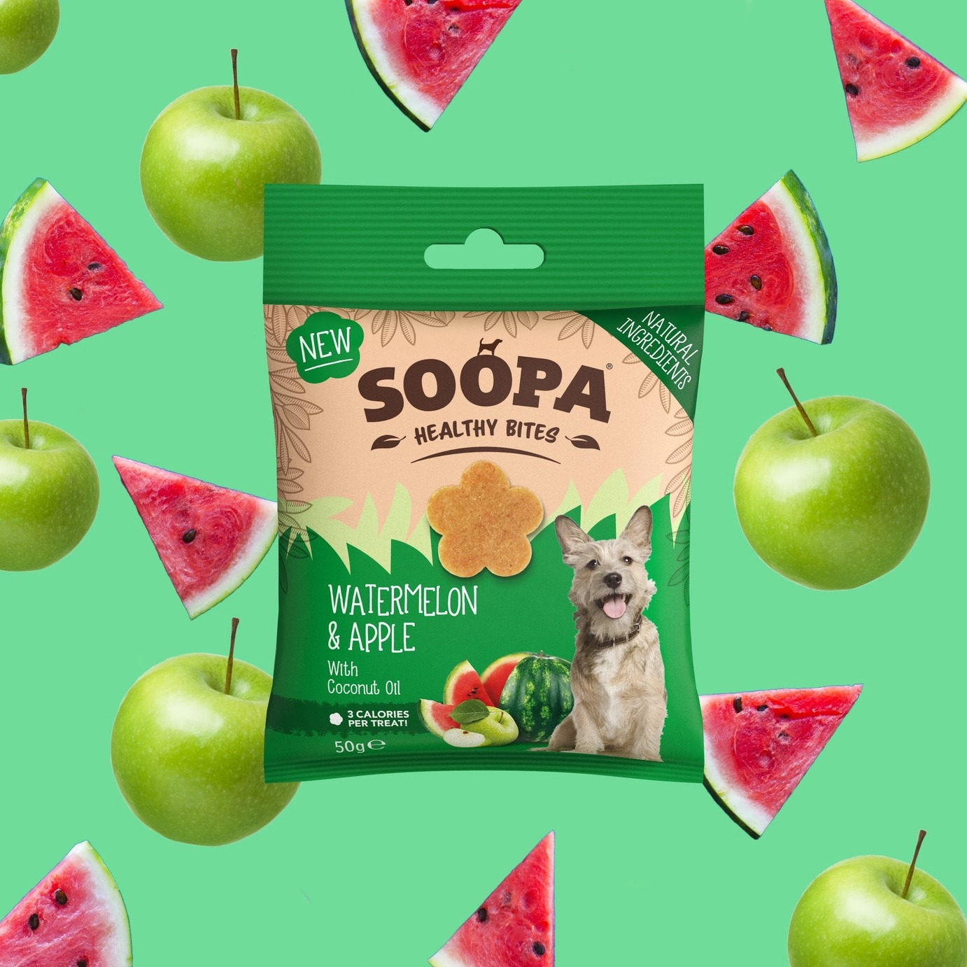 SOOPA Zdravé maškrty s melónom a jablkami 50g
